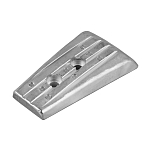 Цинковый трапециевидный анод Tecnoseal 00733BIS 152x88x25мм для кавитационной пластины Volvo Penta DPS-A, DPS-B, FWD