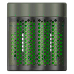 Gp batteries 130M451US270AAC4 NiMh 2600mAh 51/270 USB Зарядное устройство с участием 4xAA NiMh 2600mAh Черный Black