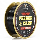 Купить Cralusso 33905-318 Feeder&Carp Coated Fast Sinking 300 m Монофиламент Black 0.180 mm 7ft.ru в интернет магазине Семь Футов