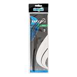 Kamasaki 79020125 Протектор Против Запутывания 3 единицы Бесцветный Black 25 cm