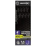 Matrix fishing GRR076 MXC-4 16 X-Strong Boilie Pin Лидер Серебристый Clear 0.180 mm 