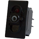 Купить Pros 10418263 On-On Черный  Red (12V DC) Single Pole  7ft.ru в интернет магазине Семь Футов
