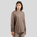 Купить Odlo 554612-10197-S Базовый слой с длинным рукавом Merino 200 Pocket Коричневый Cinder S 7ft.ru в интернет магазине Семь Футов