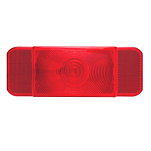 Optronics 158-AST61BP Линза фонаря прицепа со стороны водителя Red 22.8 x 10.2 x 5.1 cm