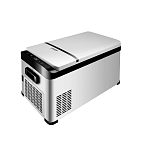 Автохолодильник портативный компрессорный 2 отделения Libhof K-20 610х320х285мм 19л 12/24В -25/+10°C белый/черный