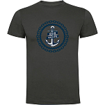 Kruskis CA65500446C061 Футболка с коротким рукавом Old Sailor Серый Dark Grey XL