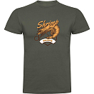 Купить Kruskis CA65500338C069 Футболка с коротким рукавом Seafood Shrimp Зеленый Dark Army Green L 7ft.ru в интернет магазине Семь Футов