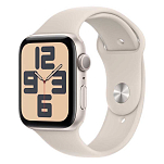 Apple MRE43QL/A Watch SE GPS 44 mm Sport Band  Starlight S-M