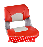 Кресло складное мягкое SKIPPER, цвет серый/красный (упаковка из 10 шт.) Springfield 1061018_pkg_10