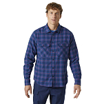 Helly hansen 62731_584-L Футболка Lokka Organic Flannel Голубой Ocean Classic Plaid L