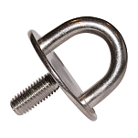 Forniture nautiche italiane 5050670 Круглый руль с болтом Серебристый Silver 10 mm 