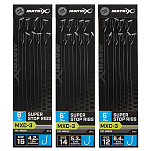 Matrix fishing GRR064 MXC-3 Barbless Супер Стоп 15 См Крюк Бесцветный Transparent 14 