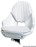 Сиденье из белого полиэтилена Compact 400 х 490 х 490 мм, Osculati 48.670.06