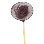 Evia U370 Hand Held Shrimping Черный  Rounded Black 150 cm / Hoop 37 cm 