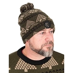 Fox international CHH030 Шапка Festive Bobble  Green / Brown