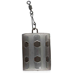 Preston innovations P0050164 Hexmesh Plastic Open End Medium Кормушка фидерная прикормочная Серебристый 40 g