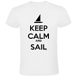 Kruskis CA65500501S090 Футболка с коротким рукавом Keep Calm And Sail Белая White 2XL