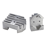 Enrico polipodio 2626309 Alpha Gen 2 Bravo I-II-III Цинковая пластина Анод  Silver 95 x 75 mm 