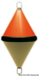 Бакен двуцветный 330мм 18л в виде двойного конуса из усиленного АБС-пластика, Osculati 33.171.20