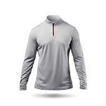 Zhik ATP-0080-M-GRY-2XL Футболка с длинным рукавом и полумолнией UVACTIVE™ tie-down strip Gris 2XL