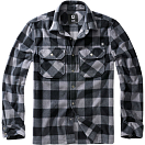 Купить Brandit 9720-28-5XL Рубашка с длинным рукавом Jeff Черный Black / Grey 5XL 7ft.ru в интернет магазине Семь Футов
