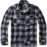 Brandit 9720-28-S Рубашка с длинным рукавом Jeff Черный Black / Grey S