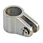 ABUS EK87083 Закрытый зажим для трубок Silver 25 mm
