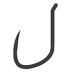 Gamakatsu 185244-01000-00000-00 Pro-C King Pro Eyed A1 PTFE Крючки С Одним Глазком Black 10
