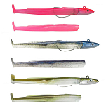 Fiiish BE1471 Black Eel Combo Offshore Мягкая приманка 150 mm 40g Голубой Fluo Pink UV