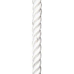 Poly ropes POL1209043710 220 m Улучшенная веревка из полиэстера Белая White 10 mm 