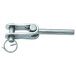 Talamex 02304131 Swage Toggle Terminal Серебристый  Silver 4 mm 