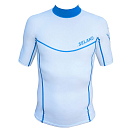 Купить Seland ACMLY-BL-XL Футболка с коротким рукавом Elastan Fina Голубой White XL 7ft.ru в интернет магазине Семь Футов