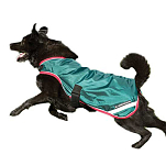 Rambo 04935218443 Куртка для собак с подкладкой WP Green / Red 2XL Hunt