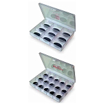 Stonfo 270S 9 Отсеки Легкий магнитный ящик для снастей  Clear 15 x 10 x 2 cm 