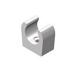 Крепежная скоба для шланга Whale Pipework Mounting Clip WS1565B Ø15мм из черного пластика