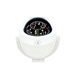 Компас Autonautic instrumental C12-005 12В 150х136мм Ø85мм коническая картушка на кронштейне белый/черный