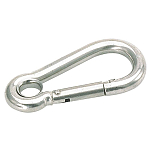 Talamex 74226100 Карабин крюк/проушина Серебристый Grey 100 mm 