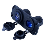 Seadog line 354-4265051 Панель с двумя USB-розетками Black 88.9 x 25.4 x 41.27 mm