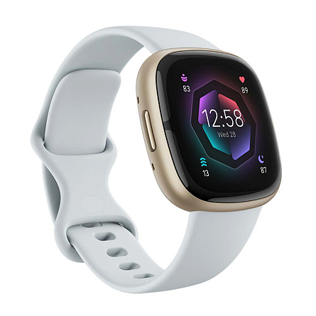 Fitbit FTB FB521GLBM Sense 2 Blue Mist Soft Gold 7ft.ru