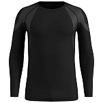 Odlo 195972-15000-XL Базовый слой с длинным рукавом Active Spine Light Черный Black XL