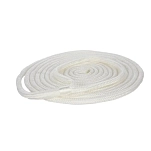 Plastimo P201893 Комплект швартового троса с плетеным огоном 7 m White 12 mm