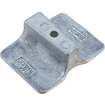 Recmar REC61N-45251-01 цинковый анод Серебристый Grey 90 x 270 mm 