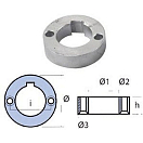 Купить Tecnoseal TEN01701 Dufour Анод Серебристый  Grey 28 mm  7ft.ru в интернет магазине Семь Футов