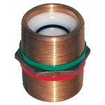 Groco 34-PNC1000 Трубка Nipple Золотистый  1´´ 