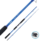 Falcon D0900497 Britt Boat Легкая Джиггерная Удочка Серебристый Blue 2.10 m