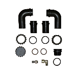 Комплект фитингов Can-SB 06.4061 Ø17/19/38мм для сточных баков из пластика черный