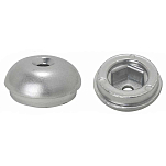 Tecnoseal 2626622 Power Sleipner SP55-75-95 Цинк Ожив Анод  Silver 45 x 20 mm 