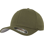 Brandit 7049-1-S/M Кепка Flexfit Wooly Combed Зеленый  Olive S-M