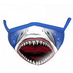 Wild republic 25793 Wild Smiles Shark Mouth Маска для лица Голубой Blue / Red