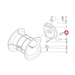 Контргайка из нержавеющей стали Vetus M08BR М8